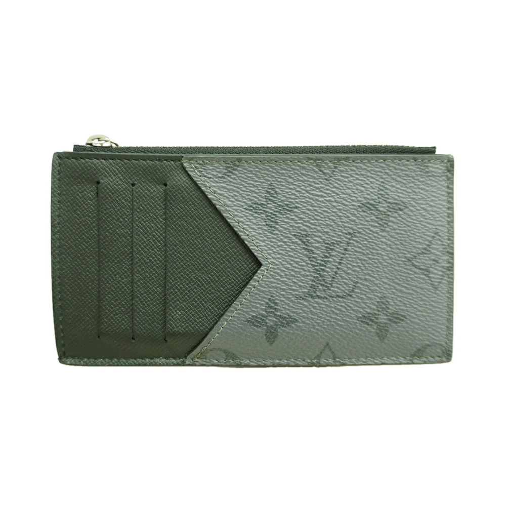 Louis Vuitton Monogram Eclipse Reverse Coin Card Holder M69533 Black Grey Men...